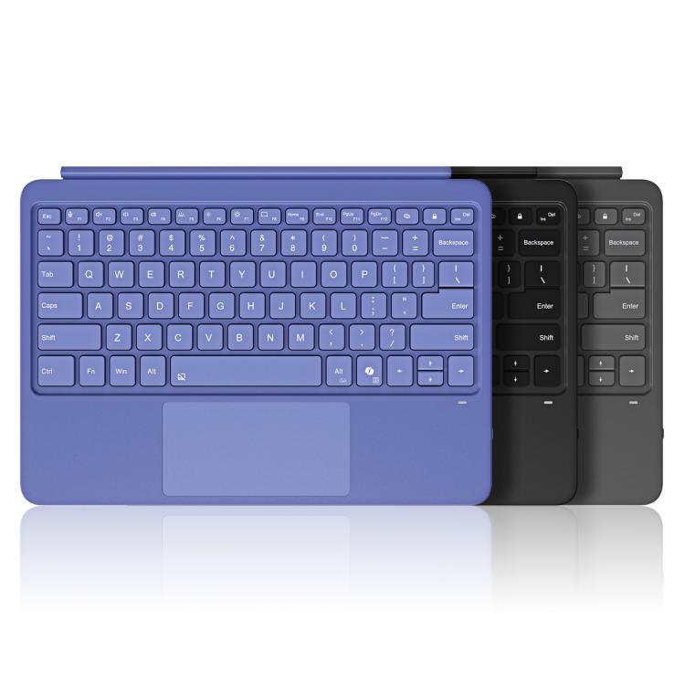 For MicroSoft Surface Pro 12 Backlight Tablet Bluetooth Keyboard with Touch Pad(Blue)
