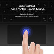 For MicroSoft Surface Pro 12 Backlight Tablet Bluetooth Keyboard with Touch Pad(Grey)