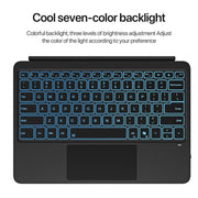 For MicroSoft Surface Pro 12 Backlight Tablet Bluetooth Keyboard with Touch Pad(Grey)