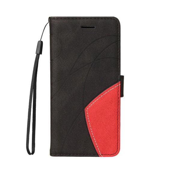 For Huawei Pura 80 5G Dual-color Splicing Flip Leather Phone Case(Black)