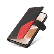For Huawei Pura 80 5G Dual-color Splicing Flip Leather Phone Case(Black)