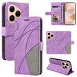 For Huawei Pura 80 5G Dual-color Splicing Flip Leather Phone Case(Purple) - free shipping - PMC TechLife - Order now!