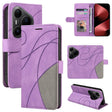 For Huawei Pura 80 Pro 5G Dual-color Splicing Flip Leather Phone Case(Purple) - free shipping - PMC TechLife - Order now!