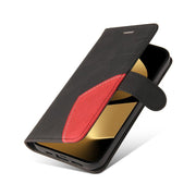 For Huawei Pura 80 Ultra 5G Dual-color Splicing Flip Leather Phone Case(Black)