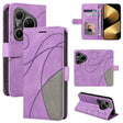 For Huawei Pura 80 Ultra 5G Dual-color Splicing Flip Leather Phone Case(Purple) - free shipping - PMC TechLife - Order now!