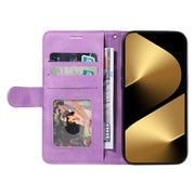 For Huawei Pura 80 Ultra 5G Dual-color Splicing Flip Leather Phone Case(Purple)