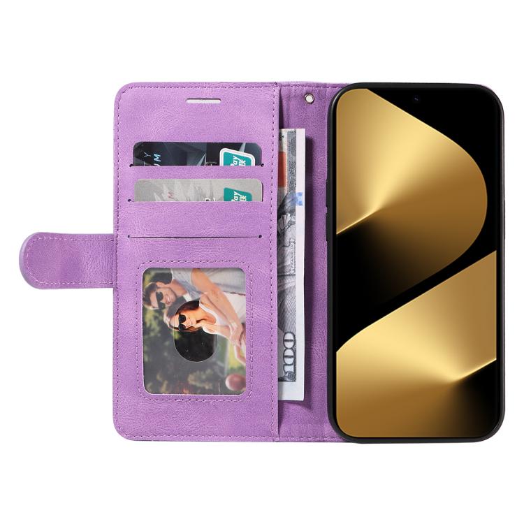 For Huawei Pura 80 Ultra 5G Dual-color Splicing Flip Leather Phone Case(Purple)
