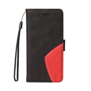 For Nothing CMF Phone 2 Pro Dual-color Splicing Flip Leather Phone Case(Black)