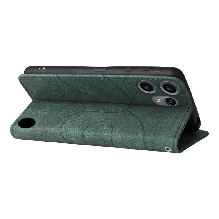 For Nothing CMF Phone 2 Pro Dual-color Splicing Flip Leather Phone Case(Green) - free shipping - PMC Jewellery - Order now!