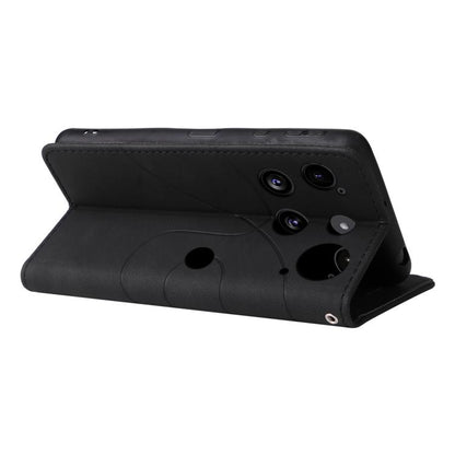 For Nothing Phone 3 Dual-color Splicing Flip Leather Phone Case(Black) - free shipping - PMC Jewellery - Order now!
