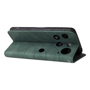 For Nothing Phone 3 Dual-color Splicing Flip Leather Phone Case(Green)