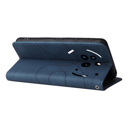 For Nothing Phone 3A Pro Dual-color Splicing Flip Leather Phone Case(Blue) - free shipping - PMC Jewellery - Order now!