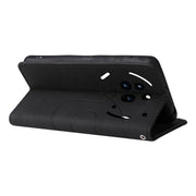 For Nothing Phone 3A Pro Dual-color Splicing Flip Leather Phone Case(Black)