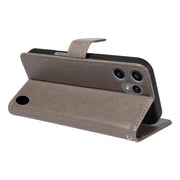 For Nothing CMF Phone 2 Pro Cat and Bee Embossed Flip Leather Phone Case(Grey)