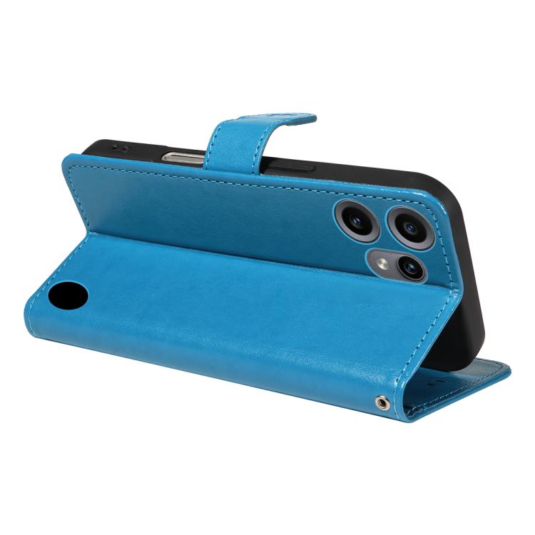 For Nothing CMF Phone 2 Pro Cat and Bee Embossed Flip Leather Phone Case(Blue) - free shipping - PMC Jewellery - Order now!