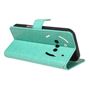 For Nothing Phone 3A Cat and Bee Embossed Flip Leather Phone Case(Green)