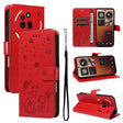 For Nothing Phone 3A Pro Cat and Bee Embossed Flip Leather Phone Case(Red) - free shipping - PMC TechLife - Order now!