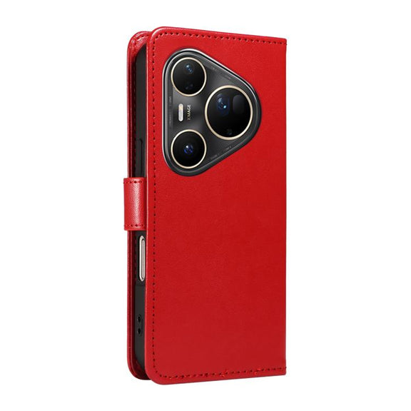 For Huawei Pura 80 Ultra 5G Cat and Bee Embossed Flip Leather Phone Case(Red)