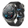 F38 Dual-ear Bluetooth Earphone Smart Watch IP67 Supports Heart Rate Monitoring, Watchband:Silicone(Black) - free shipping - PMC TechLife - Order now!