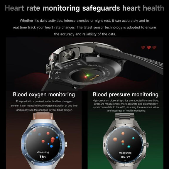 F38 Dual-ear Bluetooth Earphone Smart Watch IP67 Supports Heart Rate Monitoring, Watchband:Silicone(Silver)