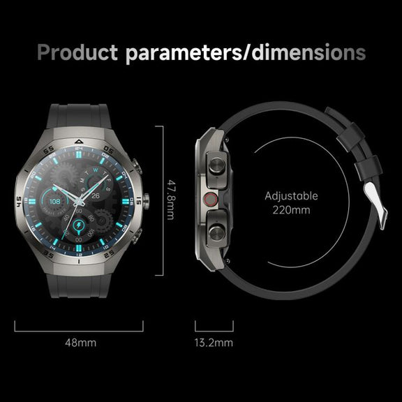 F38 Dual-ear Bluetooth Earphone Smart Watch IP67 Supports Heart Rate Monitoring, Watchband:Silicone(Silver)