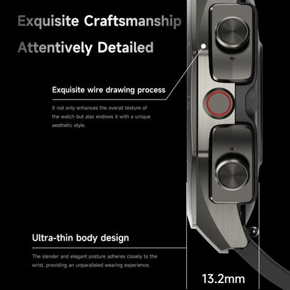 F38 Dual-ear Bluetooth Earphone Smart Watch IP67 Supports Heart Rate Monitoring, Watchband:Silicone(Black) - free shipping - PMC Jewellery - Order now!