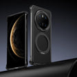 For Huawei Mate 70 Metal Frameless Plain Leather MagSafe Holder Phone Case(Black) - free shipping - PMC TechLife - Order now!