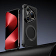 For Huawei Pura 80 Pro 5G Metal Frameless Plain Leather MagSafe Holder Phone Case(Black) - free shipping - PMC TechLife - Order now!
