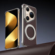For Huawei Pura 80 Ultra 5G Metal Frameless Plain Leather MagSafe Holder Phone Case(Brown) - free shipping - PMC TechLife - Order now!