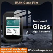 For Garmin Edge MTB imak H Series Full Screen Tempered Glass Film