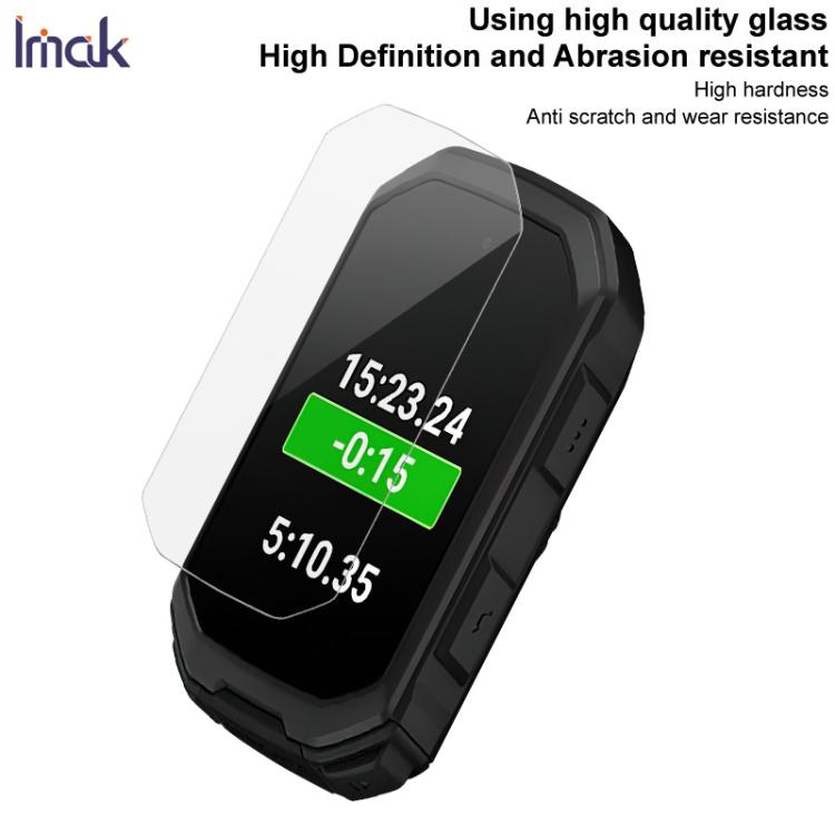For Garmin Edge MTB imak H Series Full Screen Tempered Glass Film