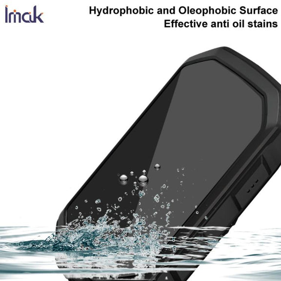 For Garmin Edge MTB imak H Series Full Screen Tempered Glass Film