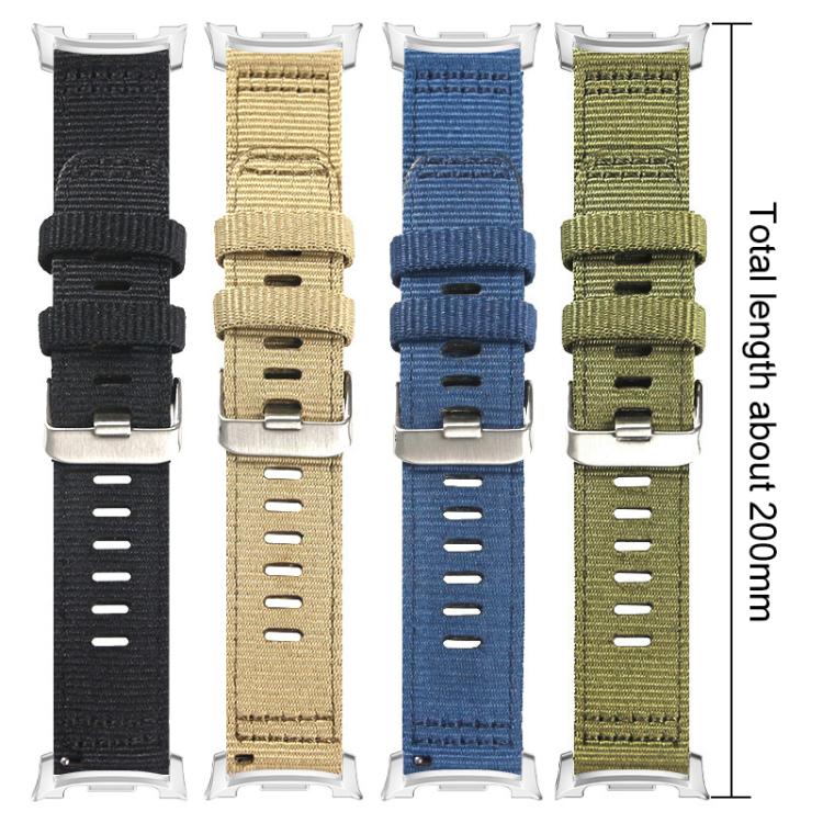 For Samsung Galaxy Watch 7 / 6 / 5 / FE xDfind Two-section Nylon Watch Band(Black) - free shipping - PMC TechLife - Order now!