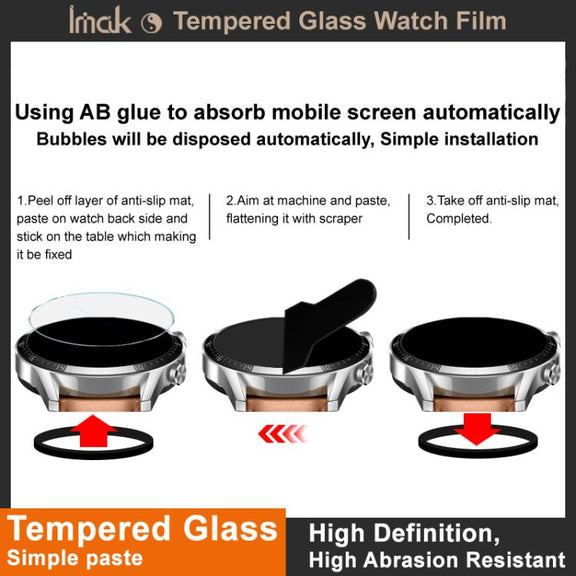 For Nothing CMF Watch3 Pro IMAK Tempered Glass Watch Protective Film