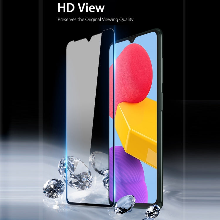10 PCS For Samsung Galaxy M13 4G DUX DUCIS 0.33mm 9H Medium Alumina HD Full Screen Tempered Glass Film (Black)