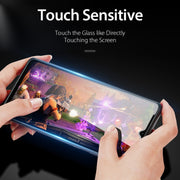 10 PCS For Samsung Galaxy M13 4G DUX DUCIS 0.33mm 9H Medium Alumina HD Full Screen Tempered Glass Film (Black)
