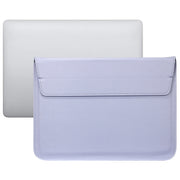 PU Leather Ultra-thin Envelope Bag Laptop Bag for MacBook Air / Pro 15 inch, with Stand Function(Tranquil Blue)