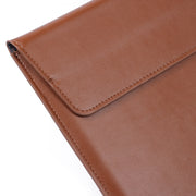 PU Leather Ultra-thin Envelope Bag Laptop Bag for MacBook Air / Pro 15 inch, with Stand Function(Black)