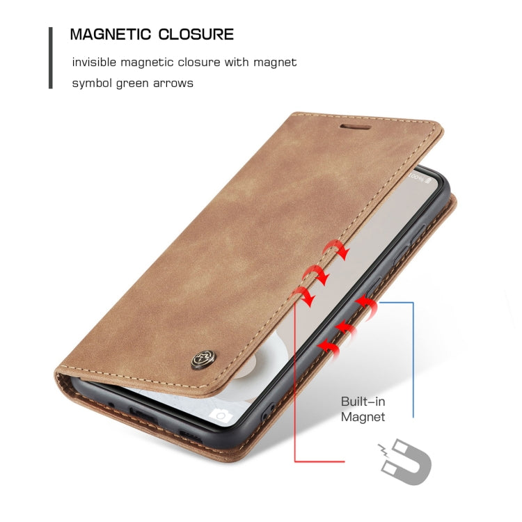 For Samsung Galaxy S20 FE CaseMe 013 Multifunctional Horizontal Flip Leather Case with Holder & Card Slot & Wallet(Brown) - free shipping - PMC TechLife - Order now!