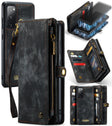 For Samsung Galaxy S20 FE CaseMe 008 Detachable Multifunctional Horizontal Flip Leather Case with Holder & Card Slot & Zipper Wallet & Photo Frame(Black) - Galaxy S20 FE Cases by CaseMe | Online Shopping South Africa | PMC Jewellery | Buy Now Pay Later Mobicred