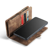 For Samsung Galaxy S20 FE CaseMe 008 Detachable Multifunctional Horizontal Flip Leather Case with Holder & Card Slot & Zipper Wallet & Photo Frame(Brown)