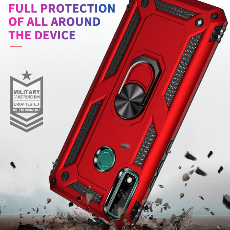 For Huawei Y8s Shockproof TPU + PC Protective Case with 360 Degree Rotating Holder(Black) - Huawei Cases by PMC TechLife | Online Shopping South Africa | PMC TechLife