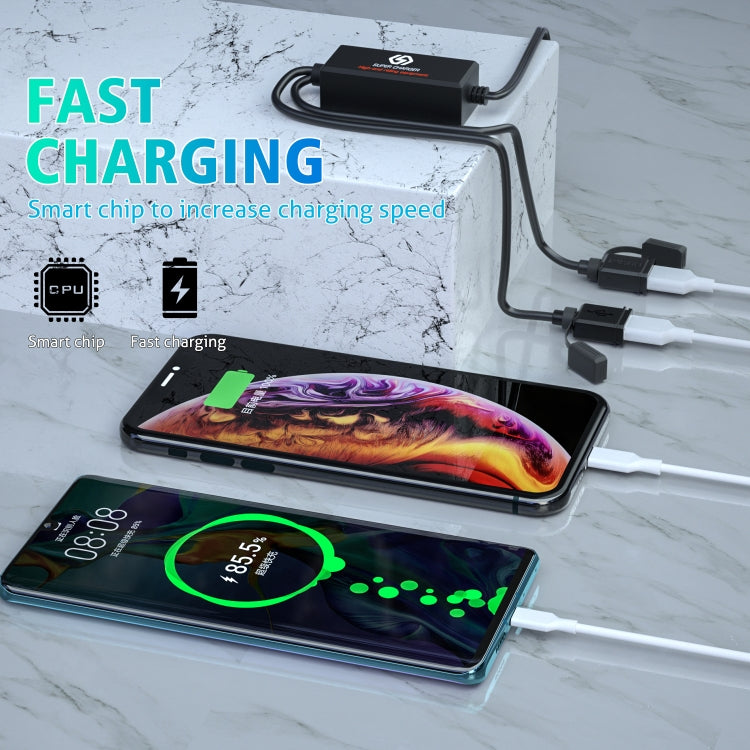 WUPP CS-1186A1 Motorcycle SAE Dual USB Fast Charging Charger - free shipping - PMC Jewellery - Order now!