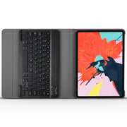 A098 Detachable Ultra-thin ABS Bluetooth Keyboard Tablet Case for iPad Air 4 / Air 5 / Pro 11 inch 2022 / 2021 / 2020 / 2018, with Stand(Black)