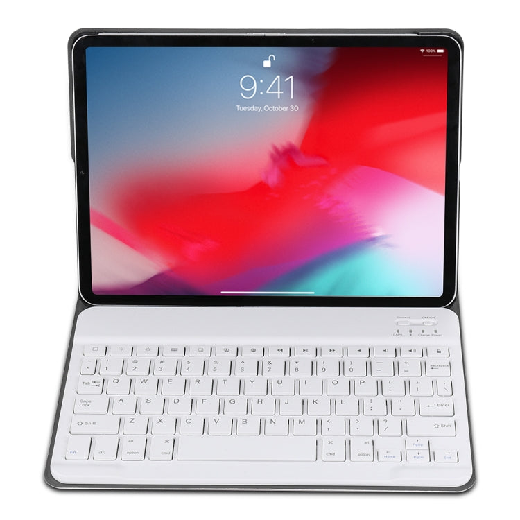 A098 Detachable Ultra-thin ABS Bluetooth Keyboard Tablet Case For iPad Air 4 / Air 5 / Pro 11 inch 2022 / 2021 / 2020 / 2018 , with Stand(Rose Gold)