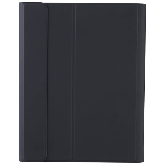 T098B Integrated Ultra-thin Candy Colors Bluetooth Keyboard Tablet Case for  iPad Air 11 2024 / 2025 / Air 4 10.9 inch 2020, with Stand & Pen Slot(Black)