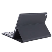T098B Integrated Ultra-thin Candy Colors Bluetooth Keyboard Tablet Case for  iPad Air 11 2024 / 2025 / Air 4 10.9 inch 2020, with Stand & Pen Slot(Black)
