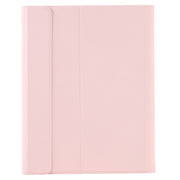 T098B Integrated Ultra-thin Candy Colors Bluetooth Keyboard Tablet Case for iPad Air 4 10.9 inch (2020), with Stand & Pen Slot(Pink)