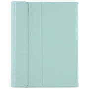 T098B Integrated Ultra-thin Candy Colors Bluetooth Keyboard Tablet Case for  iPad Air 11 2024 / 2025 / Air 4 10.9 inch 2020, with Stand & Pen Slot(Light Green)