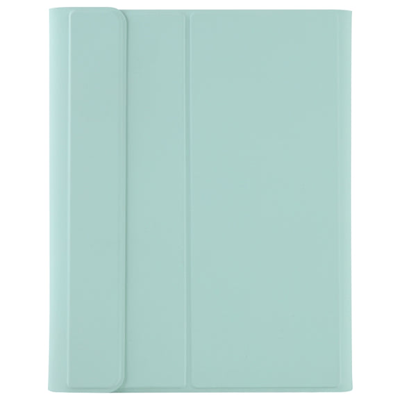 T098B Integrated Ultra-thin Candy Colors Bluetooth Keyboard Tablet Case for  iPad Air 11 2024 / 2025 / Air 4 10.9 inch 2020, with Stand & Pen Slot(Light Green)